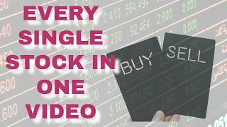 Every Single Stock In One Loooong Video.