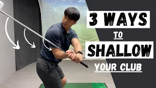 3 WAYS TO SHALLOW YOUR CLUB (These are the Most Important!)