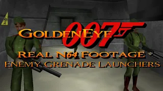 GoldenEye 007 N64 - Enemy Grenade Launchers [00 Agent] [Real N64 Footage] [March 9, 2022]