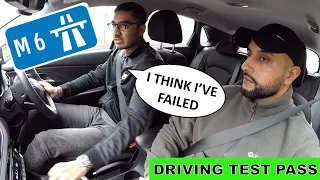 Learner Drives on Motorway for the First Time - HE PASSED!