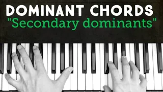 Secondary Dominant passing chord (dominant 7th chords piano)