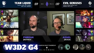 Team Liquid vs Evil Geniuses | Week 3 Day 2 S11 LCS Spring 2021 | TL vs EG W3D2
