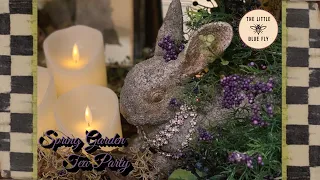Whimsy Spring French/English Country Decorating | Garden Tea Party | DIY Floral Arrangement
