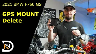 BMW F750GS/F850GS Motorcycle GPS Mount DELETE