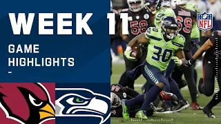 Cardinals vs. Seahawks Week 11 Highlights | NFL 2020