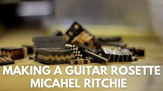 Scottish Luthier Michael Ritchie ~ Making a Rosette for a Guitar.