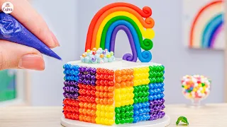 Fancy Rainbow Cake🌈1000+ Miniature Rainbow Cake Recipe🌞Best Of Rainbow Cake Ideas