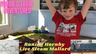 Hornby Live Steam Mallard - live steam in oo gauge!