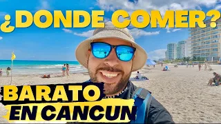 ✅Donde comer BARATO? 🔴 Guia Completa 🔴 CANCUN - Rey Trips