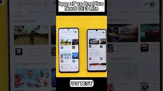 iqoo Z7 vs OnePlus Nord CE 3 lite 5G FPS Test || #iqooz7 #oneplusnord #shorts