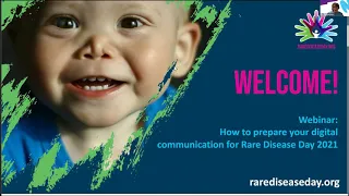 Webinar: How to prepare your digital communication for Rare Disease Day (21/10/2020)