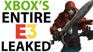 Xbox's ENTIRE E3 2019 Conference LEAKED | XCloud, Fable 4, Next Gen Xbox, Gears 5, Halo Infinite