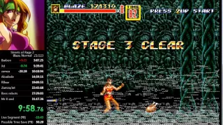 Streets of rage 2 - Blaze Normal Speedrun in 29:25