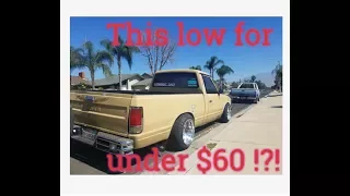 how to lower your truck for less then $60