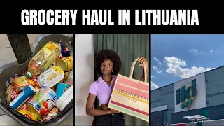 GROCERY COST IN VILNIUS LITHUANIA | COST OF LIVING | A MONTH WORTH |