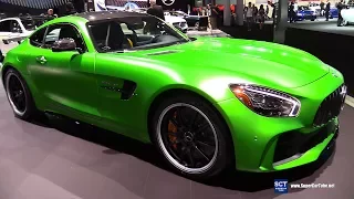 2018 Mercedes AMG GT R Coupe - Exterior and Interior Walkaround - 2017 New York Auto Show