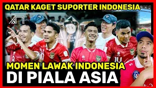 Netizen Qatar Kaget Dengan Kelakuan Suporter Indonesia ! Momen Unik Piala Asia Qatar 2024 🇲🇾Reaction