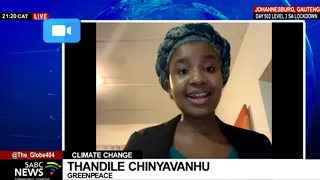 Warnings by the U.N. Climate report: Thandile Chinyavanhu