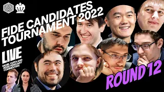 FIDE Candidates Tournament 2022: Round 12