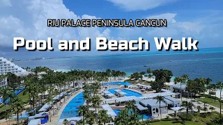 RIU Palace Peninsula Cancun - Pool and Beach Walk
