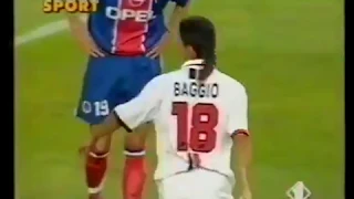 Roberto Baggio (Milan) - 12/08/1996 - Milan 1x2 PSG-FRA - 1 gol