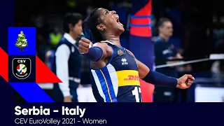 THE FINAL  Italy vs Serbia I CEV EuroVolley 2021 Women I Holidays Special