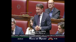 Giuseppe Conte   M5S Camera   Intervento in Aula 28/05/2024 2