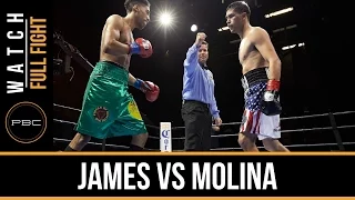 James vs Molina FULL FIGHT: Jan. 19, 2016 - PBC on FS1