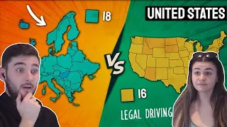 British Couple Reacts to How Do Europe & The United States Compare?