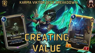 Creating So Much Value With Karma Viktor Back Alley Bar | Deck Gameplay | Legends of Runeterra