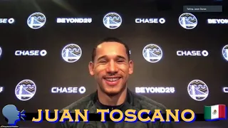 📺 Juan Toscano-Anderson answers Hispanic reporters’ questions in Spanish, references Mexican League