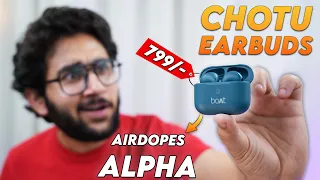 Compact Yet Impactful - boAt Airdopes Alpha | TWS Earbuds Under Rs.1000/-