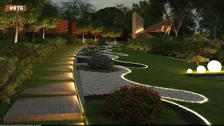 Backyard Lighting Ideas 2023| Outdoor Lighting| Backyard Garden Landscape Lighting