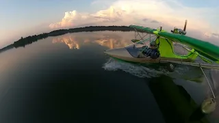 Glassy Water Landing in Aventura Ultralight