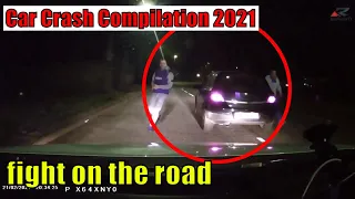 Car Crash Compilation 2021 #145 February road rage dash cam