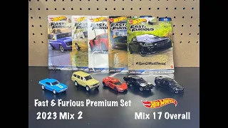 Fast And Furious Premium Set By Hot Wheels (2023 Mix 2) (Mix 17) | Charger | Yenko | Land Cruiser