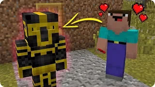 NOOB SE ENAMORA DE MASSI EN MINECRAFT ♥ NOOB TOMA POCIÓN DEL AMOR TROLL 😂