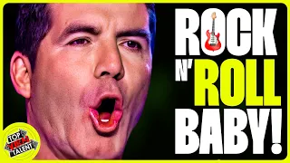 BEST Rock and Roll Auditions on Got Talent!