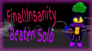 Final!Insanity Solo Beaten With Error Dust: (Ut Soul Ops Boss Rush Extended)