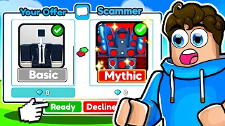 I SCAMMED A SCAMMER In Toilet Tower Defense!