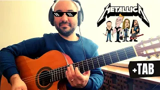 Metallica Çalmak İstersin Ama Klasik Sevdalısındır.. Nothing Else Matters Son Solo | Tablı