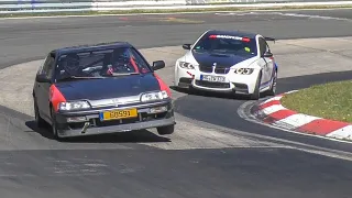 Nürburgring Sonntag Action, Jumps, Highlights Nordschleife Touristenfahrten