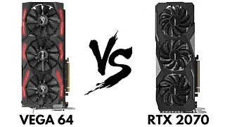 RTX 2070 vs Vega 64 | Comparison in most popular Games | H-Tech