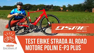 Test OSME AL ROAD con motore Polini E-P3+