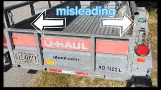 UHaul 5x8 6x12 U-haul trailer