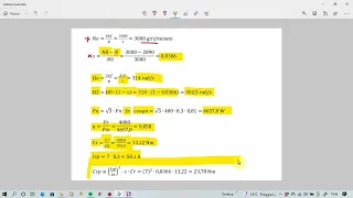 Soluzione del quesito 3 del tema d'esame 2019 di Elettrotecnica. Motore asincrono trifase.