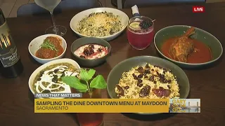 Traditional Persian dishes featured on Dine Downtown menu at Maydoon