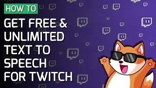 How to get free & unlimited Twitch Text To Speech (TTS)