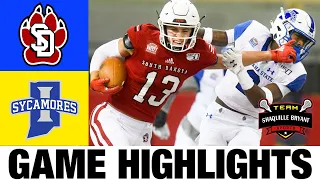 South Dakota vs Indiana State Highlights | 2023 FCS Week 8 | College Football Highlights