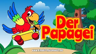 Der Papagei | Kinderlied zum Mitsingen |  Kindermusikwelten